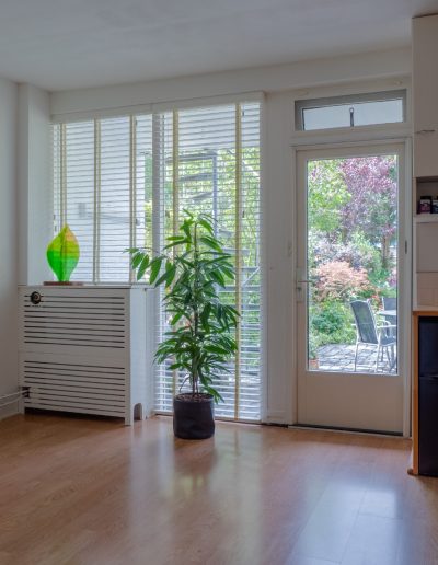 Achterkant Studio Meidoornlaan 73 in Vianen. Is per direct te huur.